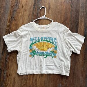 Wrangler Kids White Graphic T-Shirt